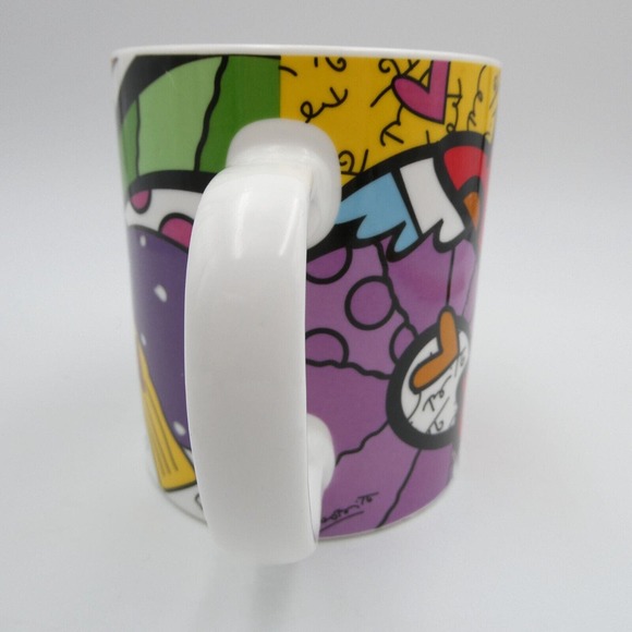 Romero Britto for Coca-Cola Large Mug 2014 Bottles Hearts Love - Picture 5 of 12